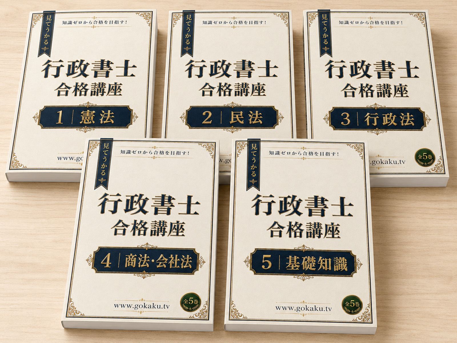 2026年度 行政書士 印刷教本 行政書士5冊セット 追加画像